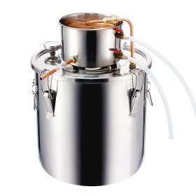 Moonshine Still 8 Gal Water Wine Alcohol Distiller Brewing Kit Stainless Steel