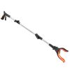 VEVOR Grabber Reacher Tool, 43" Foldable Reacher Grabber Pickup Tool with 360Â° Rotating Jaw, Magnet and LED Light