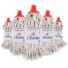 Mr Cleanie Cotton String Cord Floor Mop Replacement Head for Household Cleaning Kitchen Bathroom 5-Pack