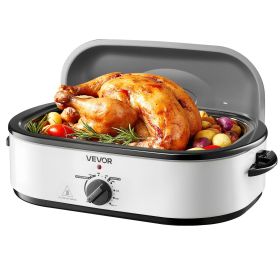 Roaster Oven, 18QT Electric Roaster Oven, 150-450Â°F Adjustable Temperature Electric Roasting Pan