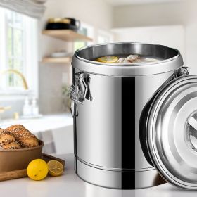 SOGA 12L Stainless Steel Insulated Stock Pot â€“ Hot & Cold Beverage Container for Tea, Coffee, Juice, or Water