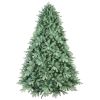 6FT Blue Spruce Artificial Christmas Tree - 1878 PE&PVC Tips - Metal Stand and Hinged Branches for Home, Party Decoration