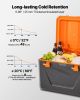 Portable Cooler 63 QT Insulated Hard Cooler 90 Can Capacity with Cup Holder