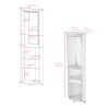Corner Bar Cabinet Rialto, Living Room, White