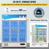 VEVOR Commercial Refrigerator,Display Fridge Upright Beverage Cooler, Glass Door with LED Light for Home, Store, Gym or Office