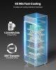 Commercial Merchandiser Refrigerator 6.9 CU.FT Glass Door Beverage Refrigerator