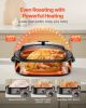 Roaster Oven, 18QT Fast-Cooking Turkey Roaster, 150-450Â°F Adjustable Temperature Turkey Oven with Self-Basting Lid, Removable Pan and Rack
