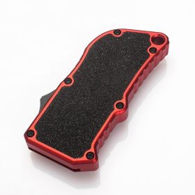 Aluminum Retractable Multi-Purpose Knife, Includes 5 Spare Blades -Quick Replacement, EDC Tool Pocket Knife (Option: red)