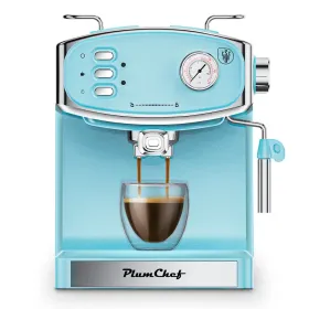20 Bar Espresso Machine For Home- Professional Compact Espresso Maker With Milk Frother Steam Wand, Pressure Gauge & 54oz Large Water Tank, Low N (Option: PLKFJ6828)