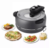 PSQL25RB 1600W Portable Pizza Machine 16 inch Electric Pizza Oven 420 Pizza oven 4 minute Pizza Knob Control Control
